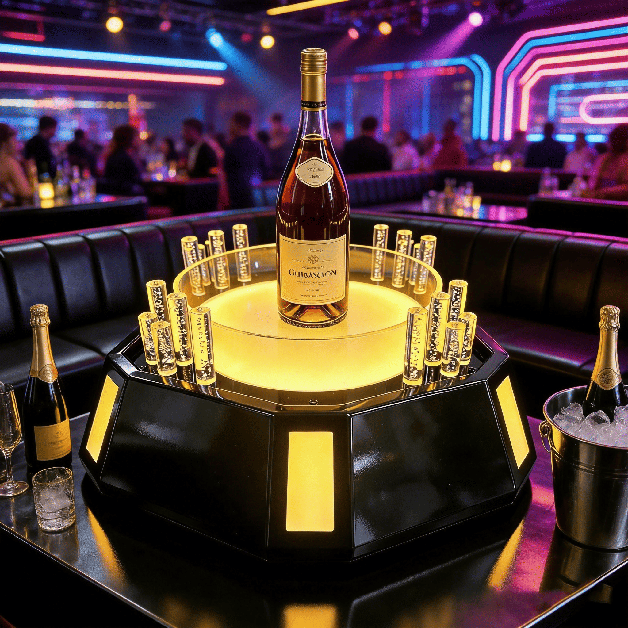 Octagonal LED Glass Tray